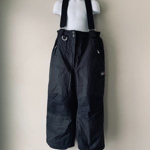 32 DEGREES black snowpants/overalls size M 10/12